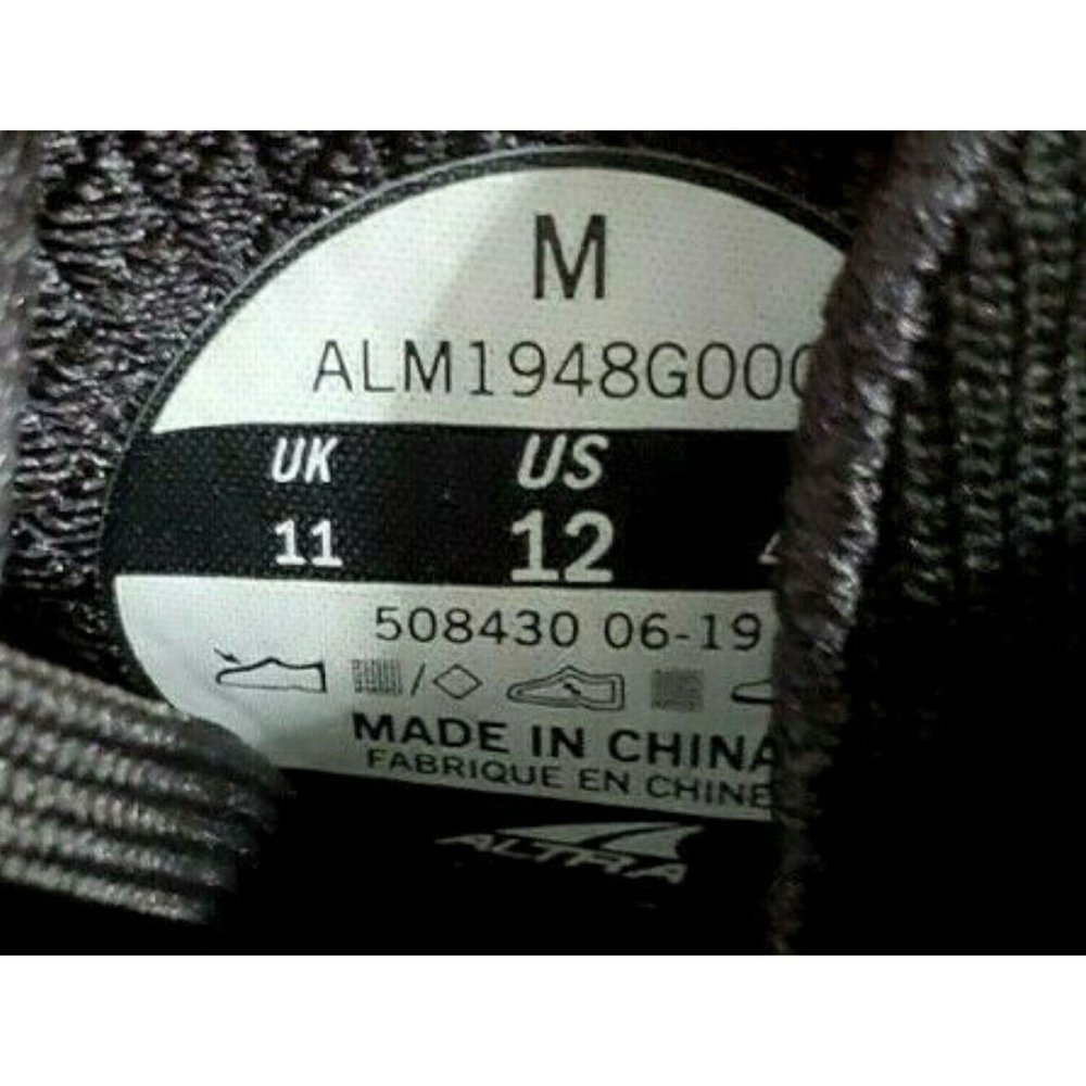 Altra Mens Paradigm 4.5 Black Sneakers Size 12 - Picture 5 of 6